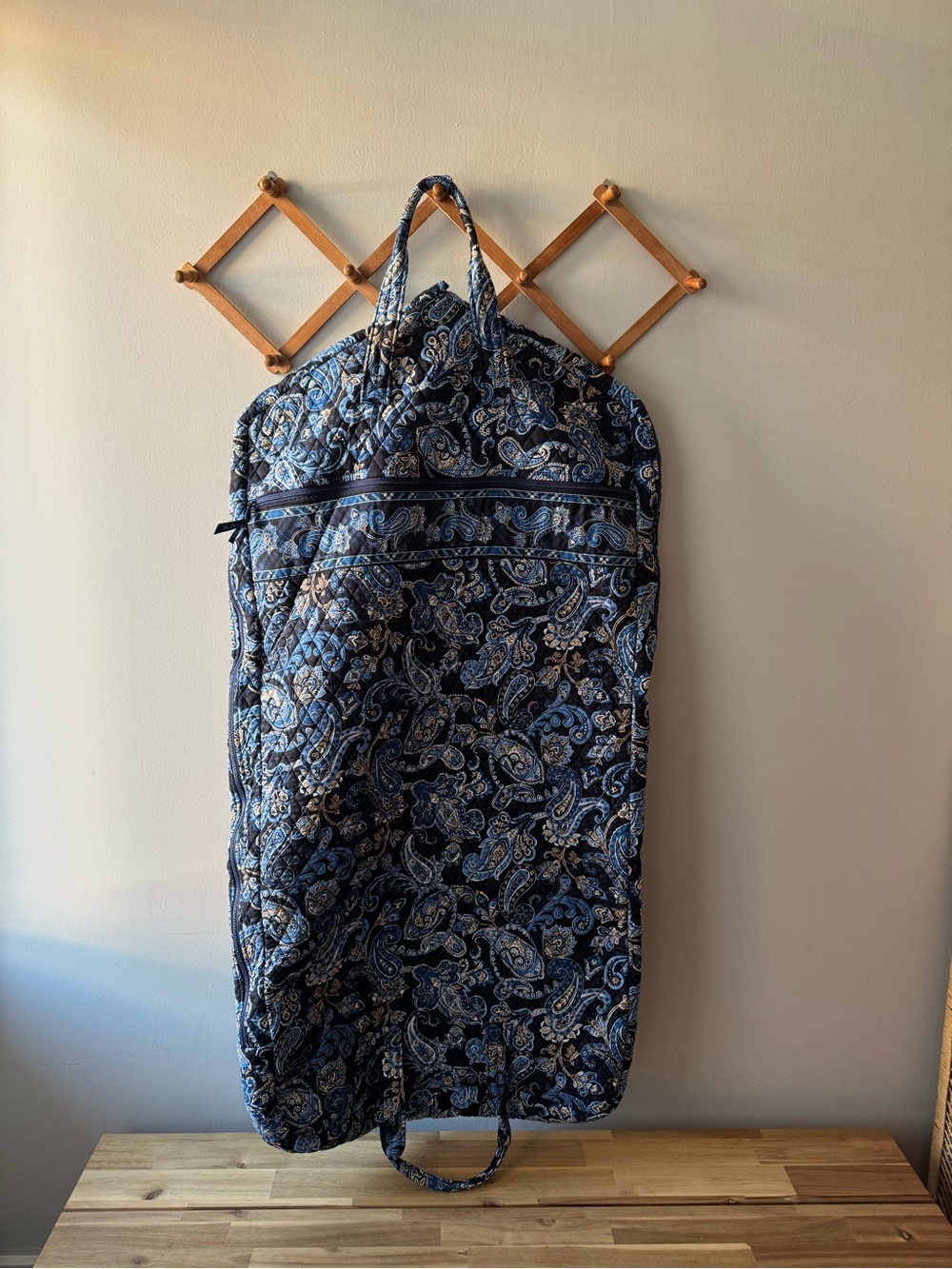 Vera Bradley Quilted Paisley Garment Bag - Blue